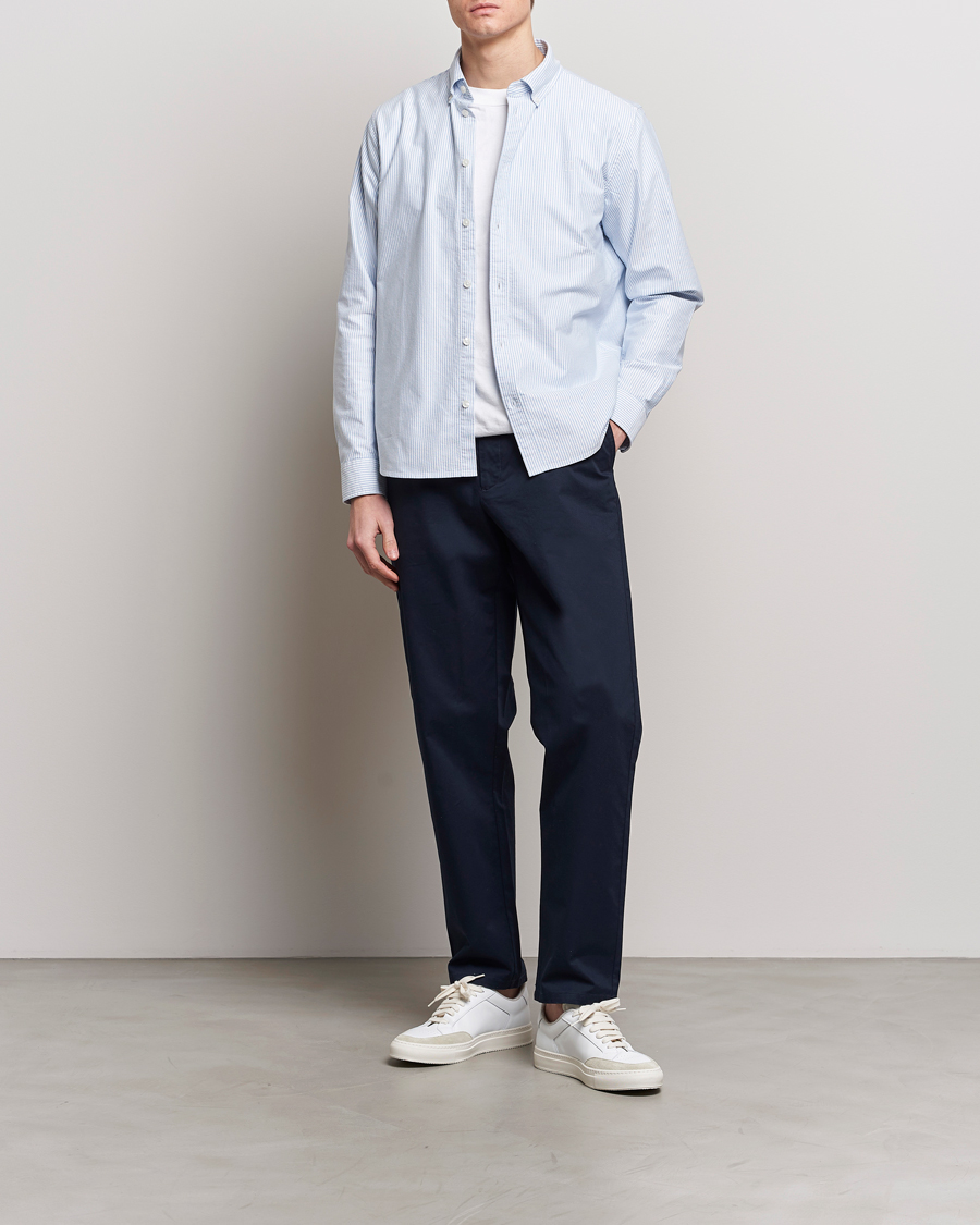 Men | Shirts | LES DEUX | Kristian Oxford Shirt Light Blue/White