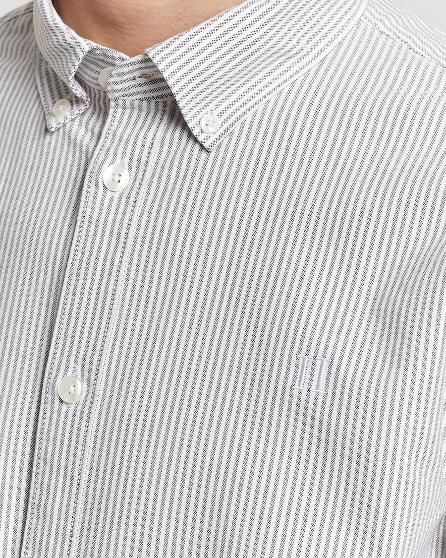 Men | Shirts | LES DEUX | Kristian Oxford Shirt Green/White