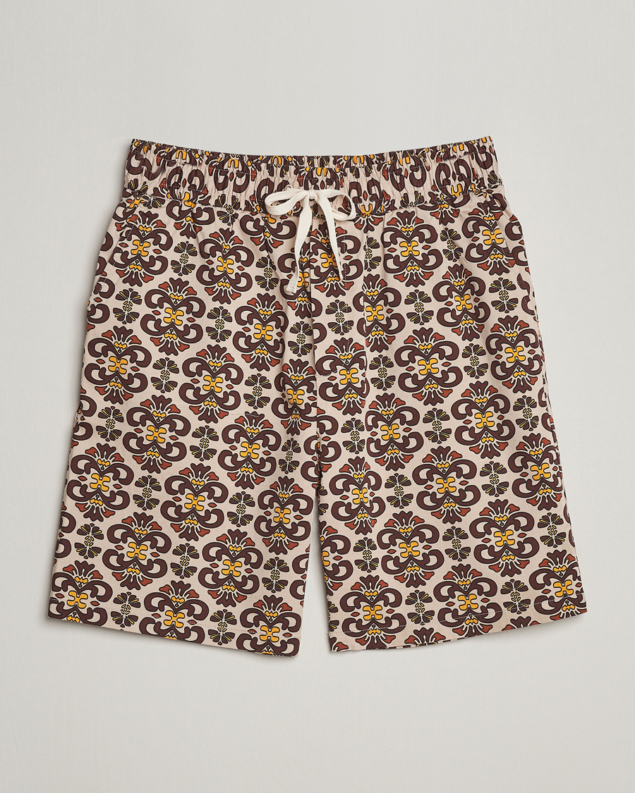 Men | Shorts | LES DEUX | Hendrix Printed Shorts Light Sand
