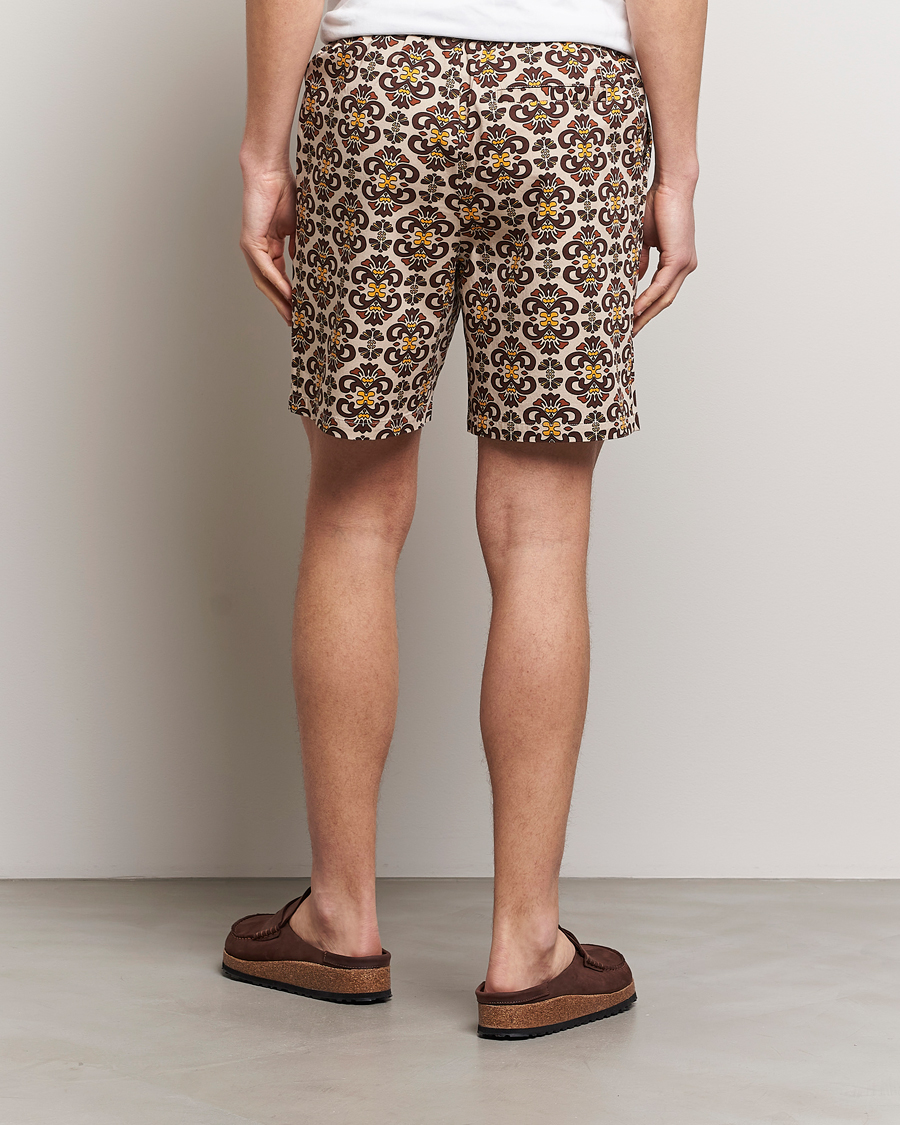 Men | Shorts | LES DEUX | Hendrix Printed Shorts Light Sand