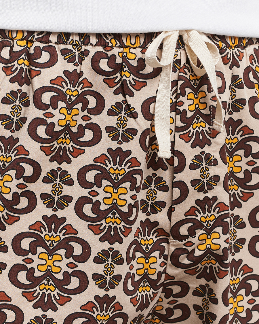 Men | Shorts | LES DEUX | Hendrix Printed Shorts Light Sand