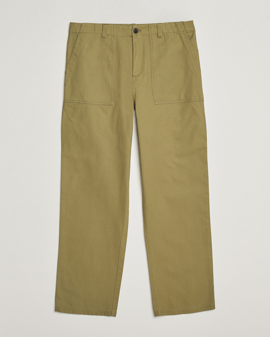 Men | Trousers | LES DEUX | Lester Fatigue Pants Surplus Green