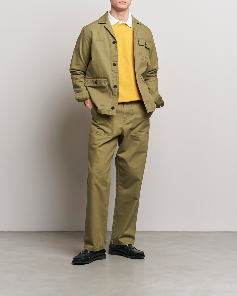Men | Trousers | LES DEUX | Lester Fatigue Pants Surplus Green