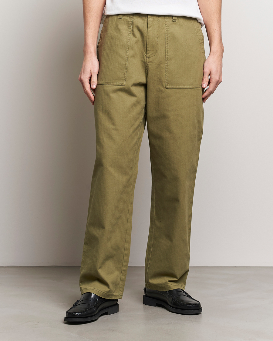 Homme |  | LES DEUX | Lester Fatigue Pants Surplus Green