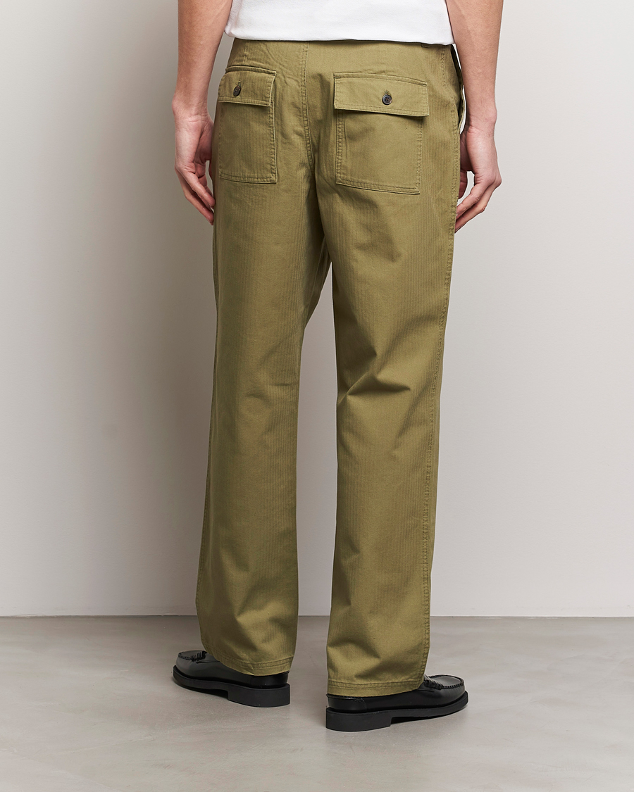 Men | Trousers | LES DEUX | Lester Fatigue Pants Surplus Green