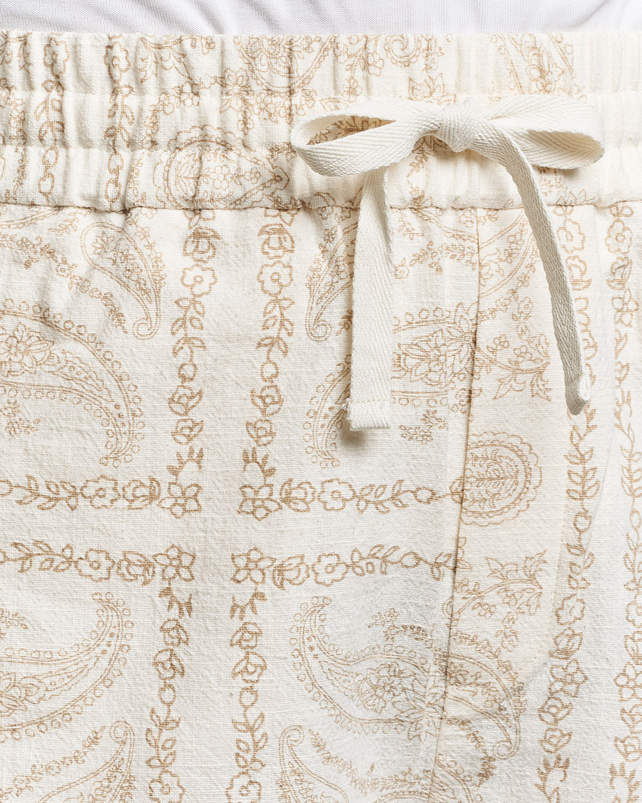 Men | Shorts | LES DEUX | Lesley Paisley Shorts Light Ivory