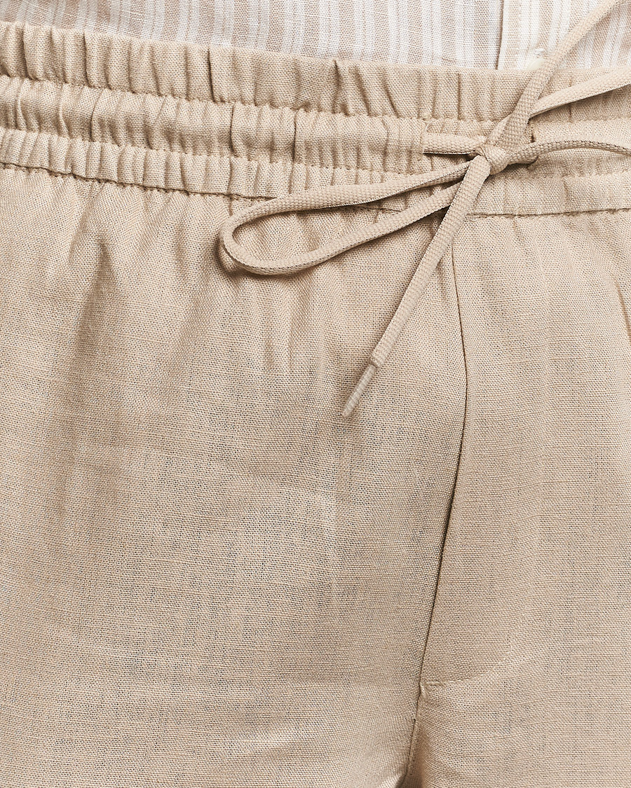 Men | Trousers | LES DEUX | Patrick Linen Pants Light Desert Sand