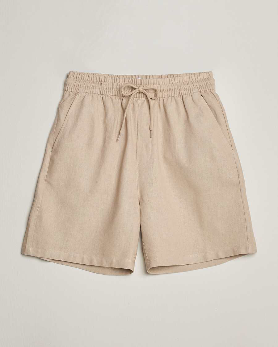 Men | Shorts | LES DEUX | Otto Linen Shorts Light Desert Sand