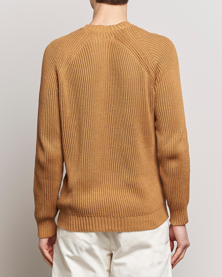 Men | Sweaters & Knitwear | Peregrine | Harry Organic Cotton Sweater Amber