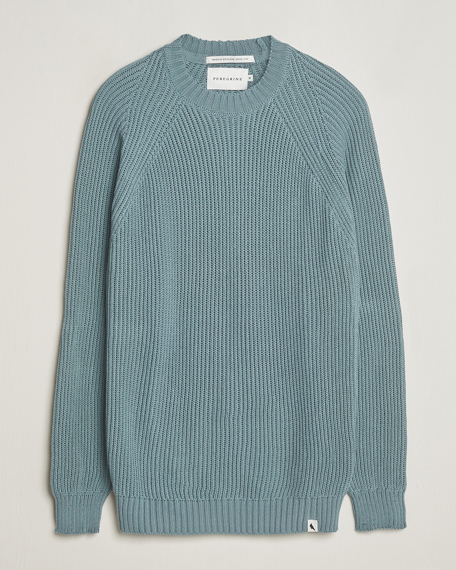 Men | Sweaters & Knitwear | Peregrine | Harry Organic Cotton Sweater Lovat