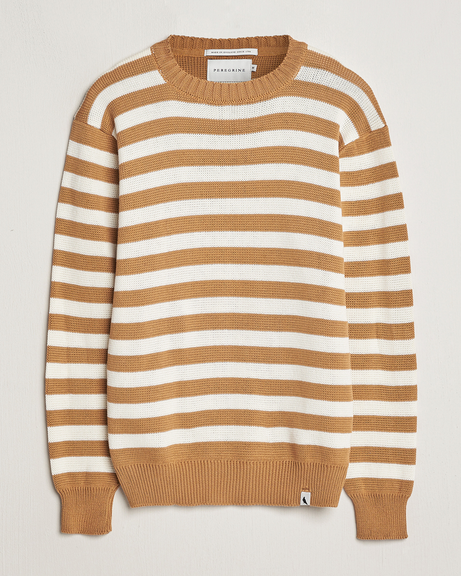 Men | Sweaters & Knitwear | Peregrine | Richmond Organic Cotton Sweater Amber