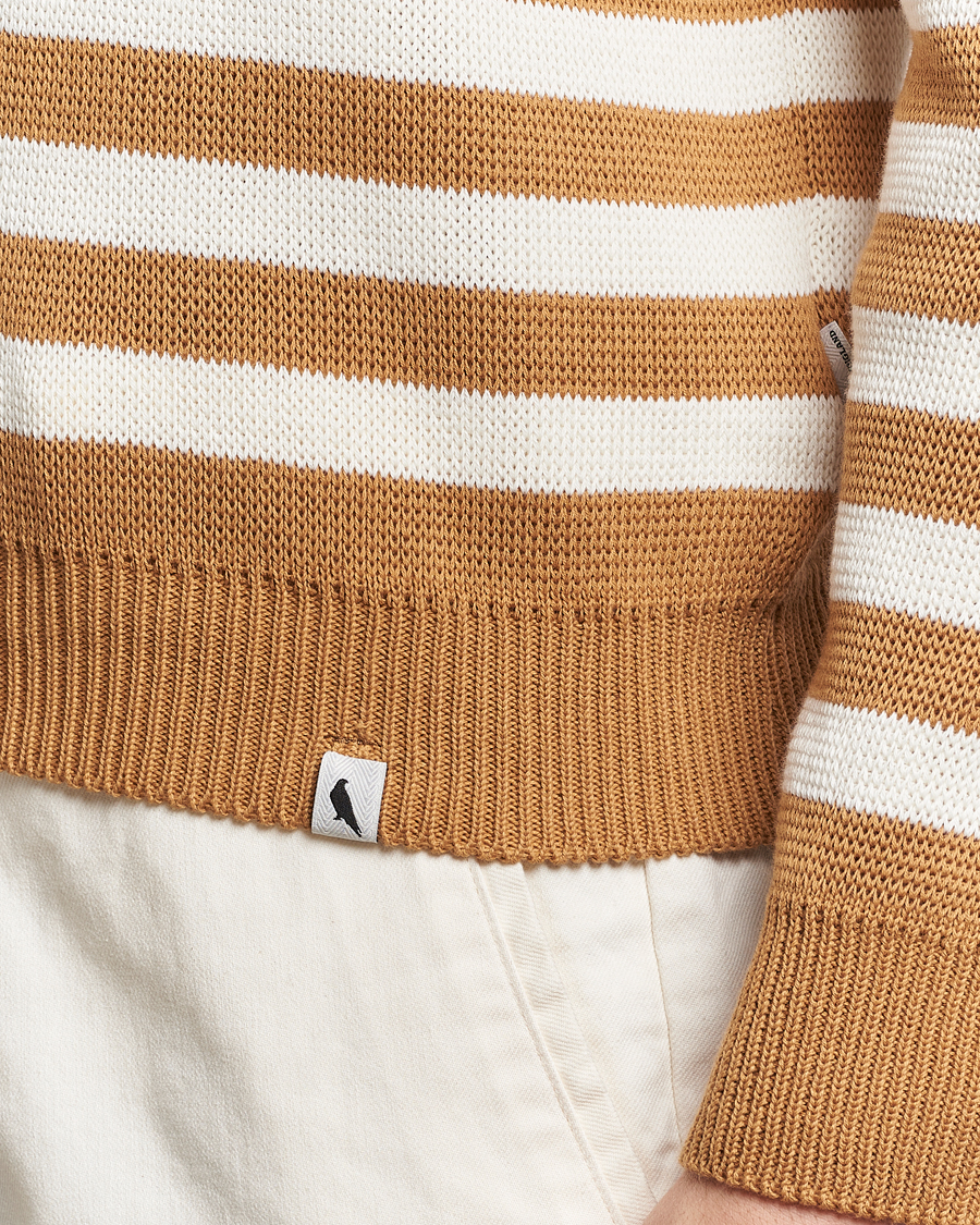 Men | Sweaters & Knitwear | Peregrine | Richmond Organic Cotton Sweater Amber