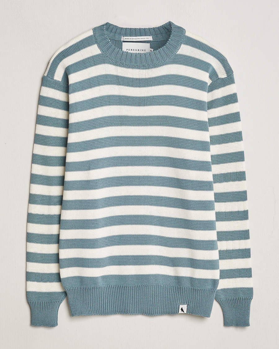 Men | Sweaters & Knitwear | Peregrine | Richmond Organic Cotton Sweater Lovat