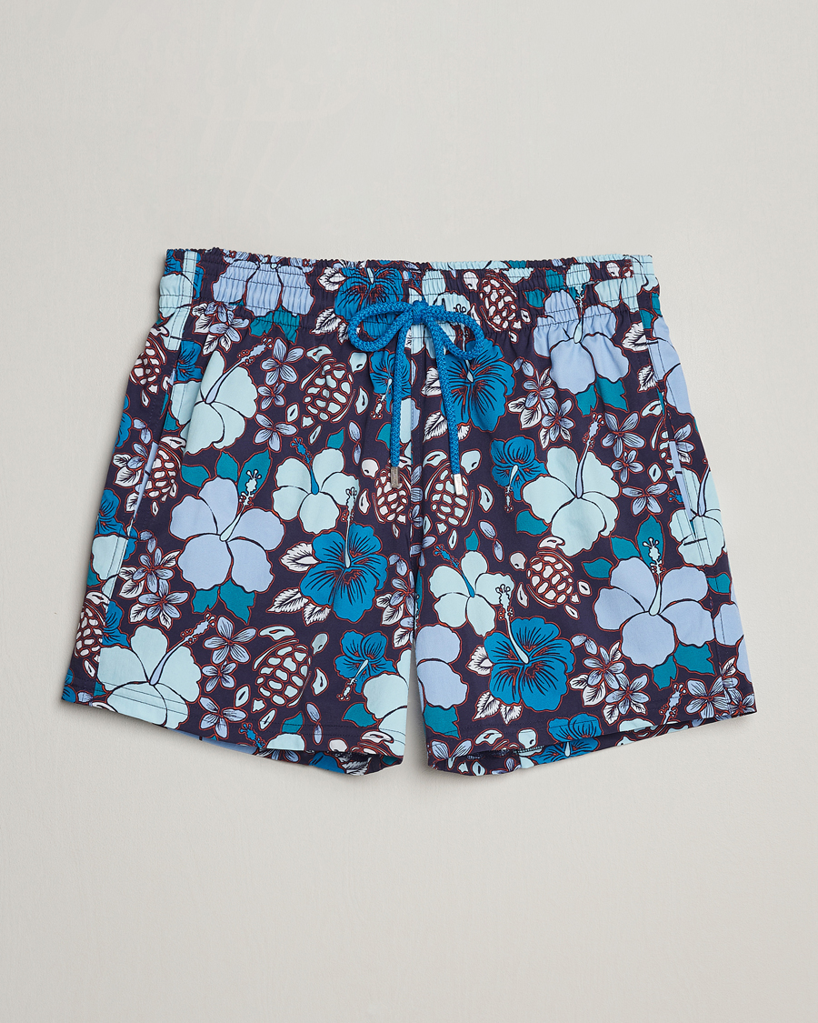 Men | Swimwear | Vilebrequin | Moorise Printed Swimshorts Minuit