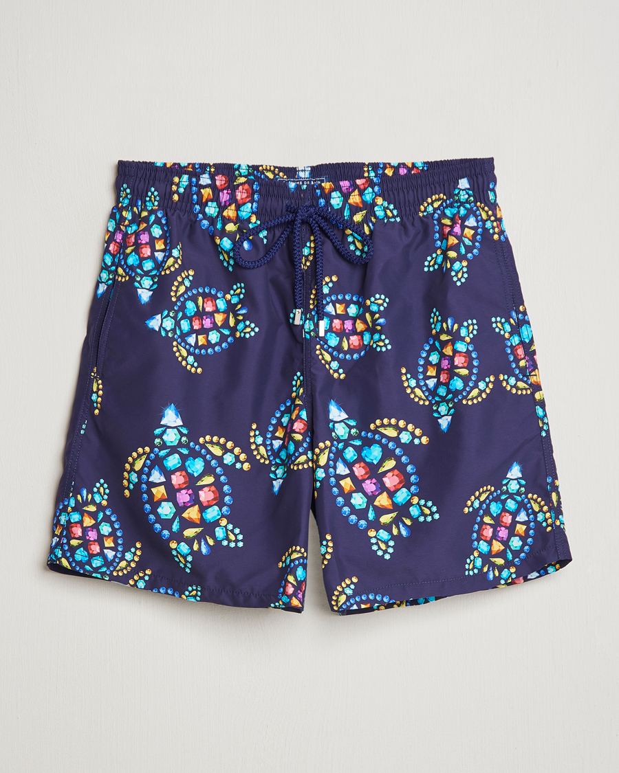 Men | Swimwear | Vilebrequin | Moorea Printed Swimshorts Minuit