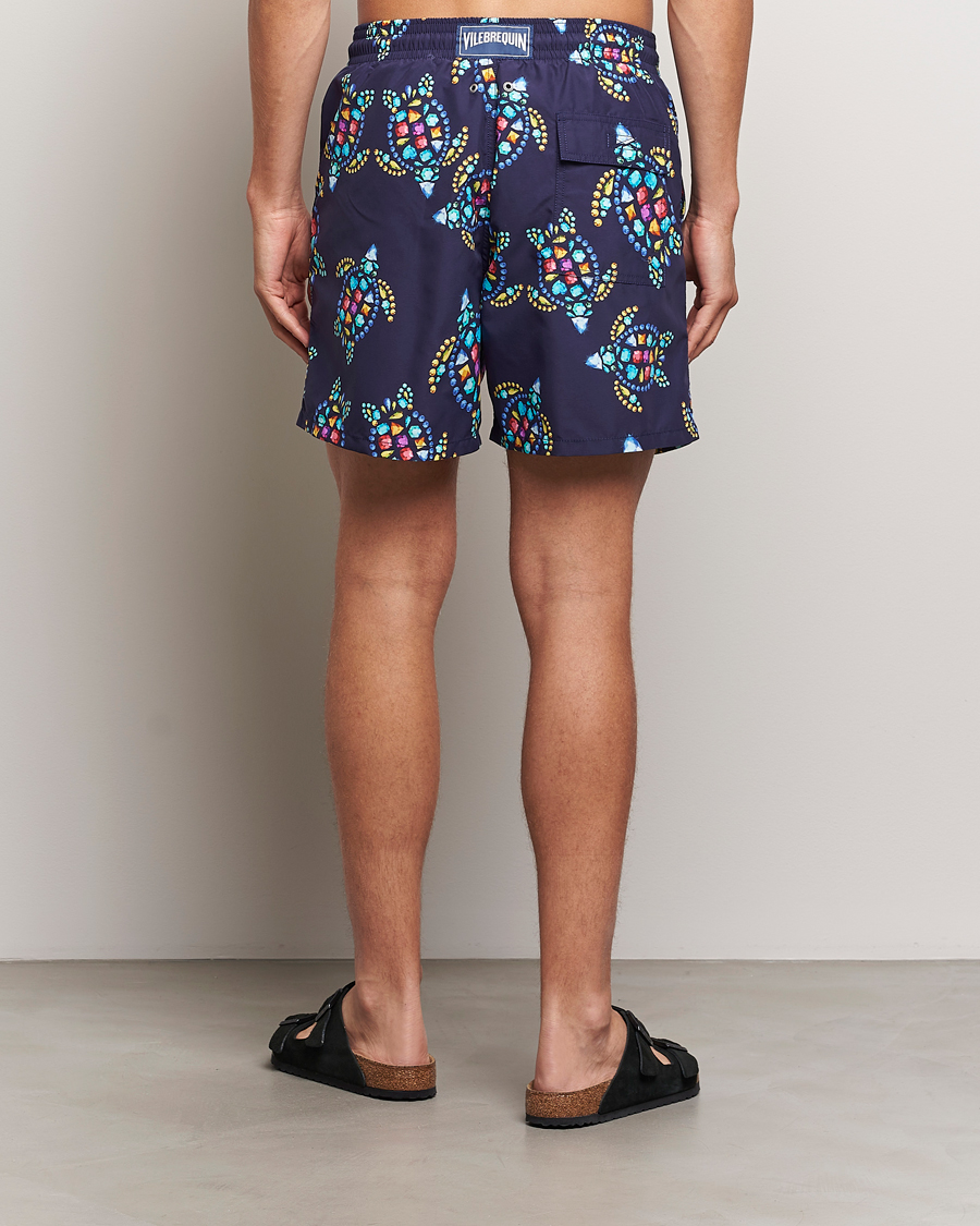 Men | Swimwear | Vilebrequin | Moorea Printed Swimshorts Minuit