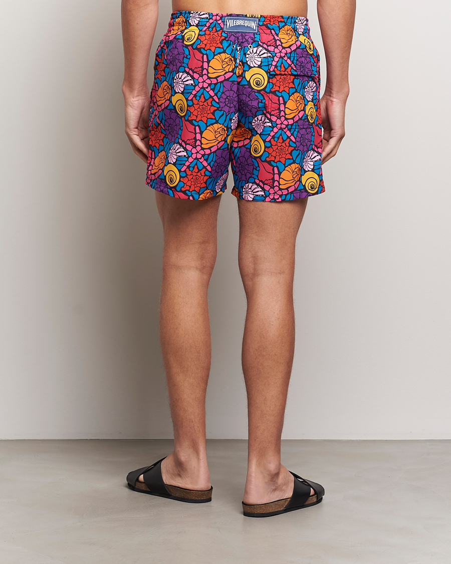 Men | Swimwear | Vilebrequin | Moorea Printed Swimshorts Bleu Marine