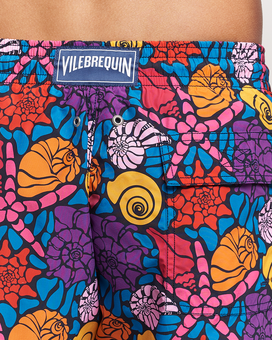 Men | Swimwear | Vilebrequin | Moorea Printed Swimshorts Bleu Marine