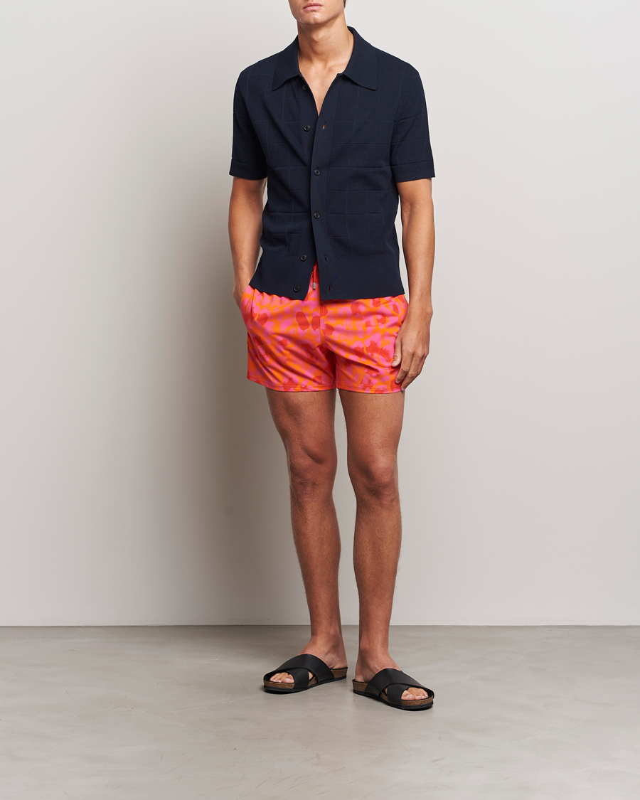 Men | Swimwear | Vilebrequin | Moorise Printed Swimshorts Abricot