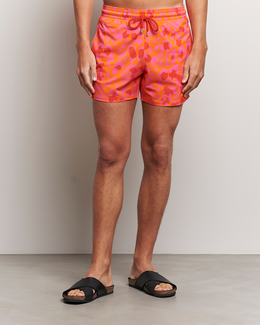 Men | Swimwear | Vilebrequin | Moorise Printed Swimshorts Abricot