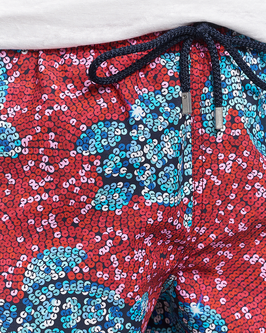 Men | Swimwear | Vilebrequin | Moorea Printed Swimshorts Merlot