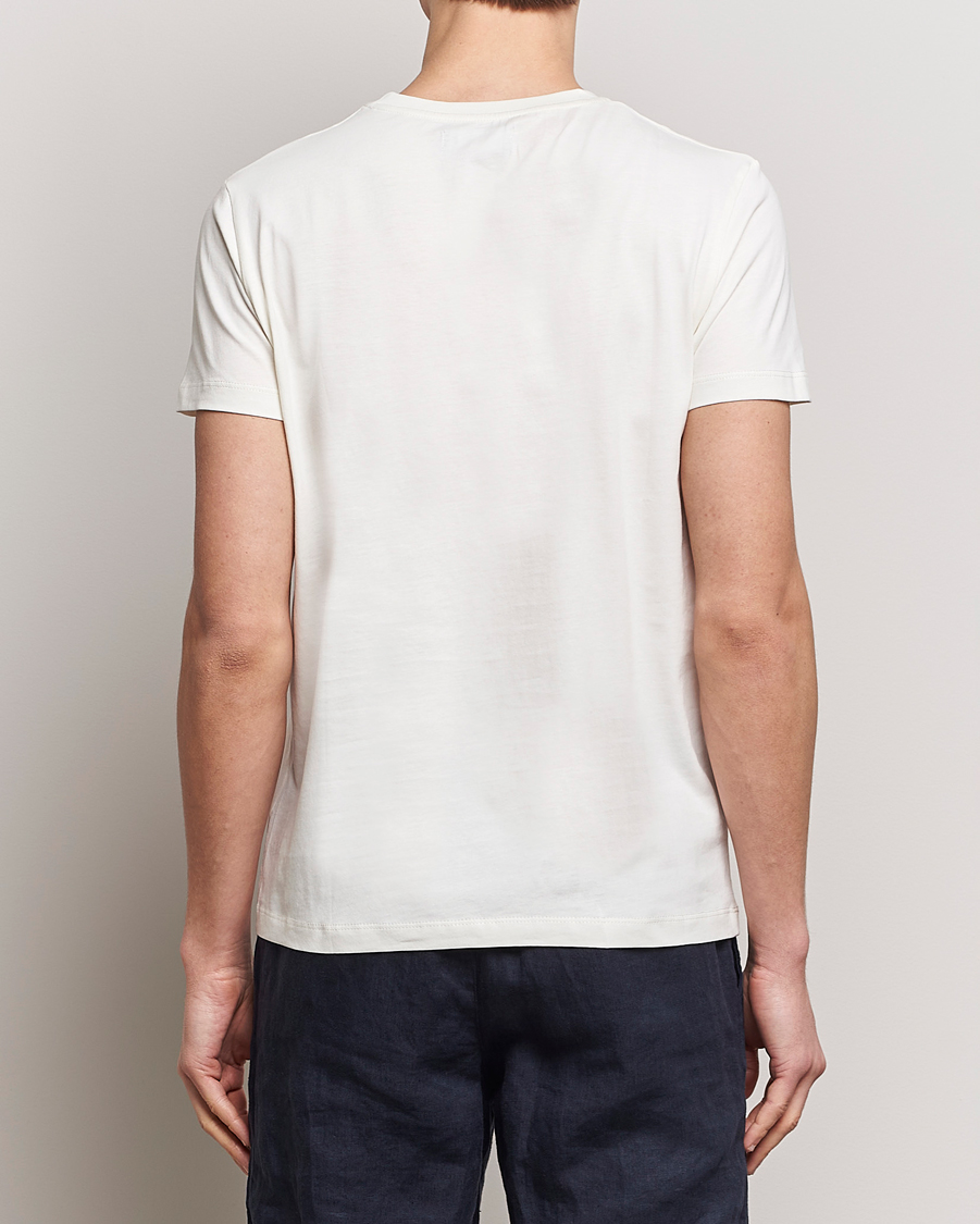 Men | T-Shirts | Vilebrequin | Portisol Printed Crew Neck T-Shirt Off White