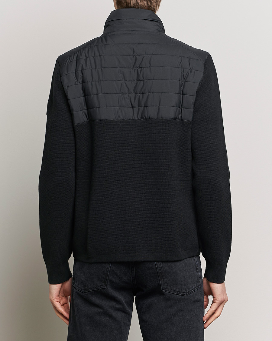 Men | Sweaters & Knitwear | Belstaff | Venture Hybrid Full Zip Black