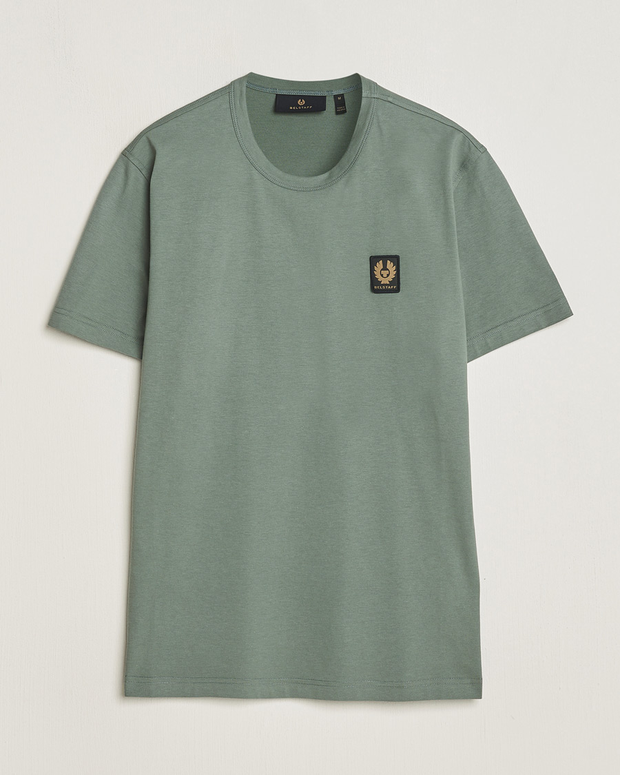 Men | T-Shirts | Belstaff | Cotton Logo T-Shirt Mineral Green