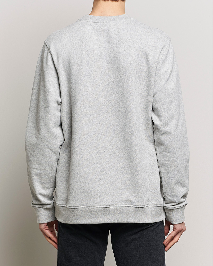 Men | Sweaters & Knitwear | Belstaff | Varsity Logo Sweatshirt Old Silver Heather