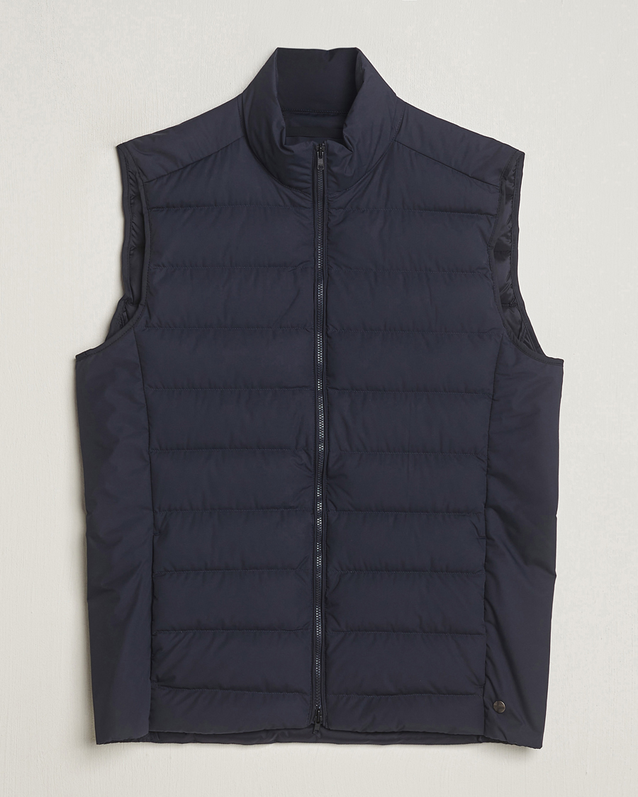 Men | Coats & Jackets | Scandinavian Edition | Ratio II Lightweight Padded Vest Midnight Blue