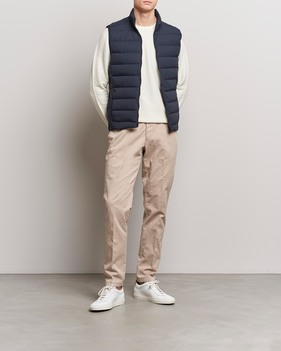 Men | Coats & Jackets | Scandinavian Edition | Ratio II Lightweight Padded Vest Midnight Blue