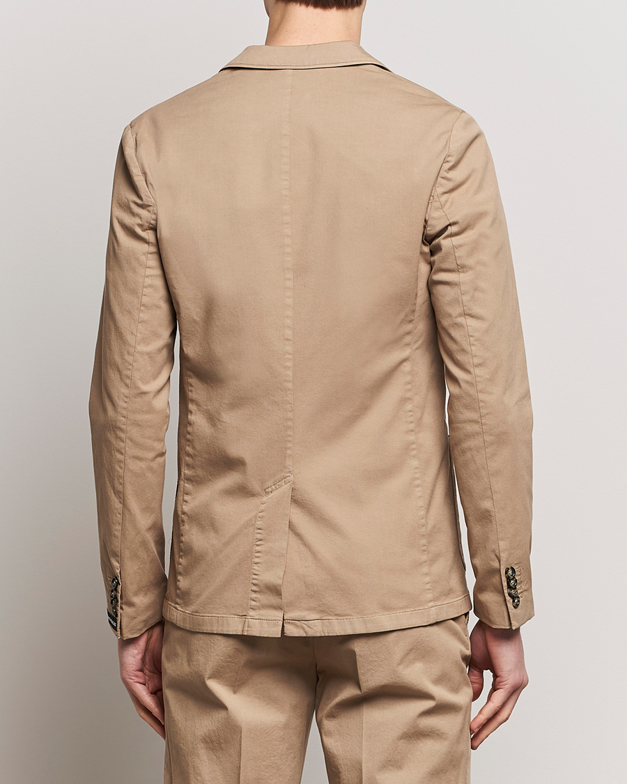 Men | Blazers | J.Lindeberg | Elton Garment Dyed Cotton Blazer Batique Khaki