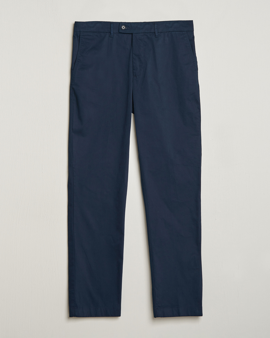Men | Trousers | J.Lindeberg | Lois Cloud Satin Pants Navy