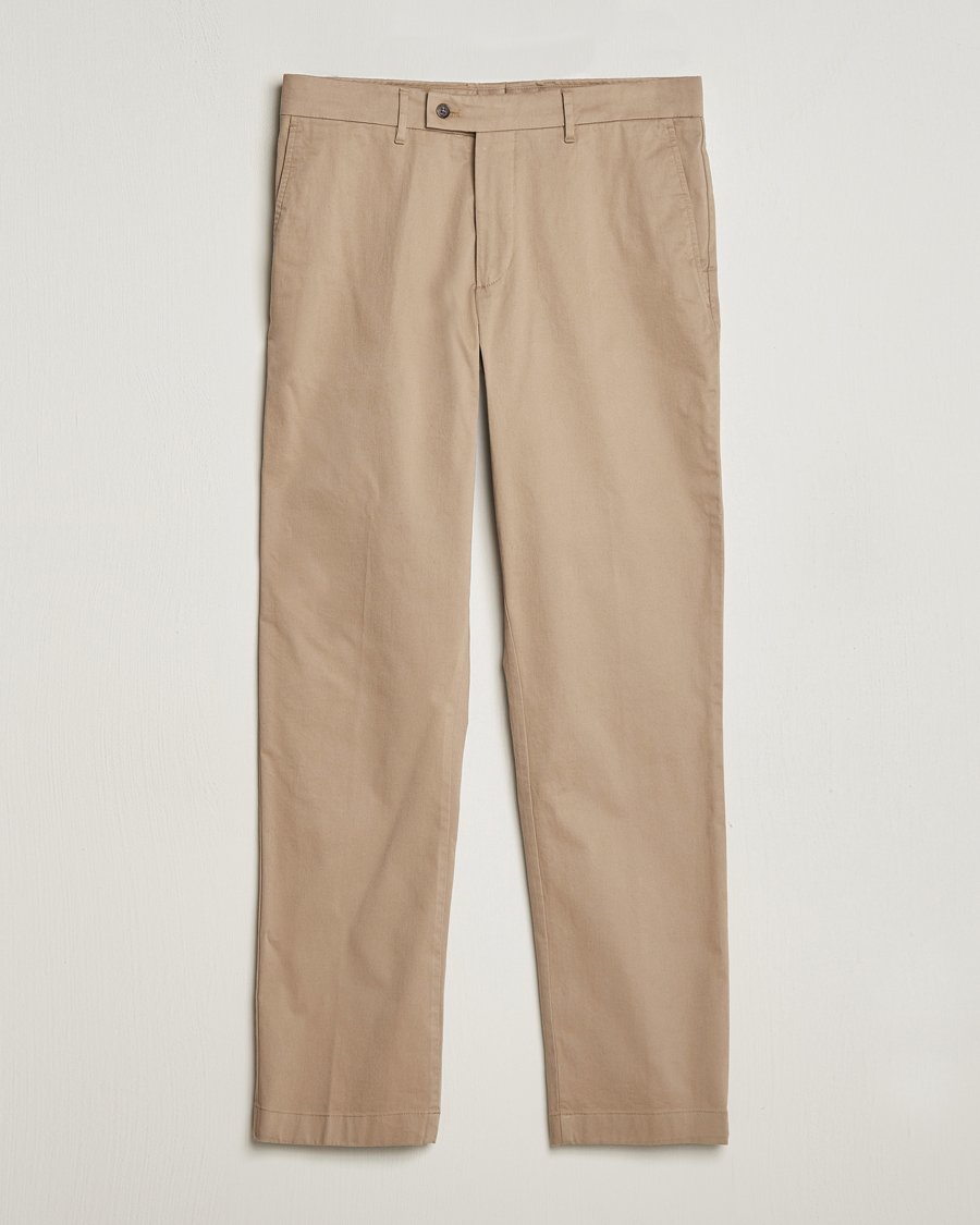 Men | Trousers | J.Lindeberg | Lois Cloud Satin Pants Batique Khaki