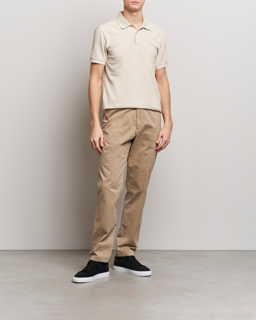 Men | Trousers | J.Lindeberg | Lois Cloud Satin Pants Batique Khaki