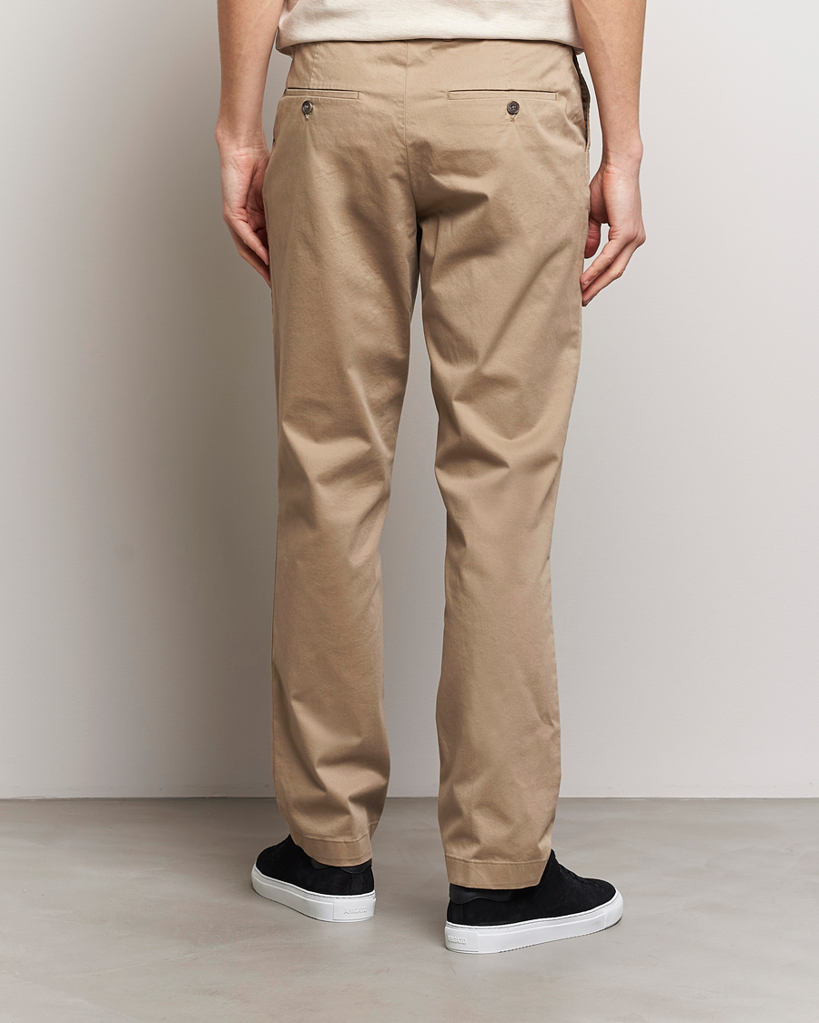 Men | Trousers | J.Lindeberg | Lois Cloud Satin Pants Batique Khaki