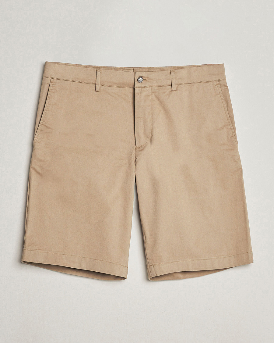 Men | Shorts | J.Lindeberg | Nathan Cloud Satin Shorts Batique Khaki