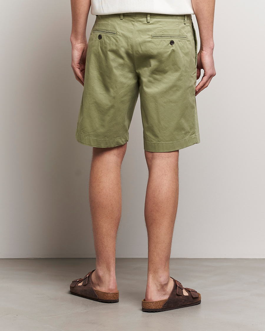 Men | Shorts | J.Lindeberg | Nathan Cloud Satin Shorts Oil Green