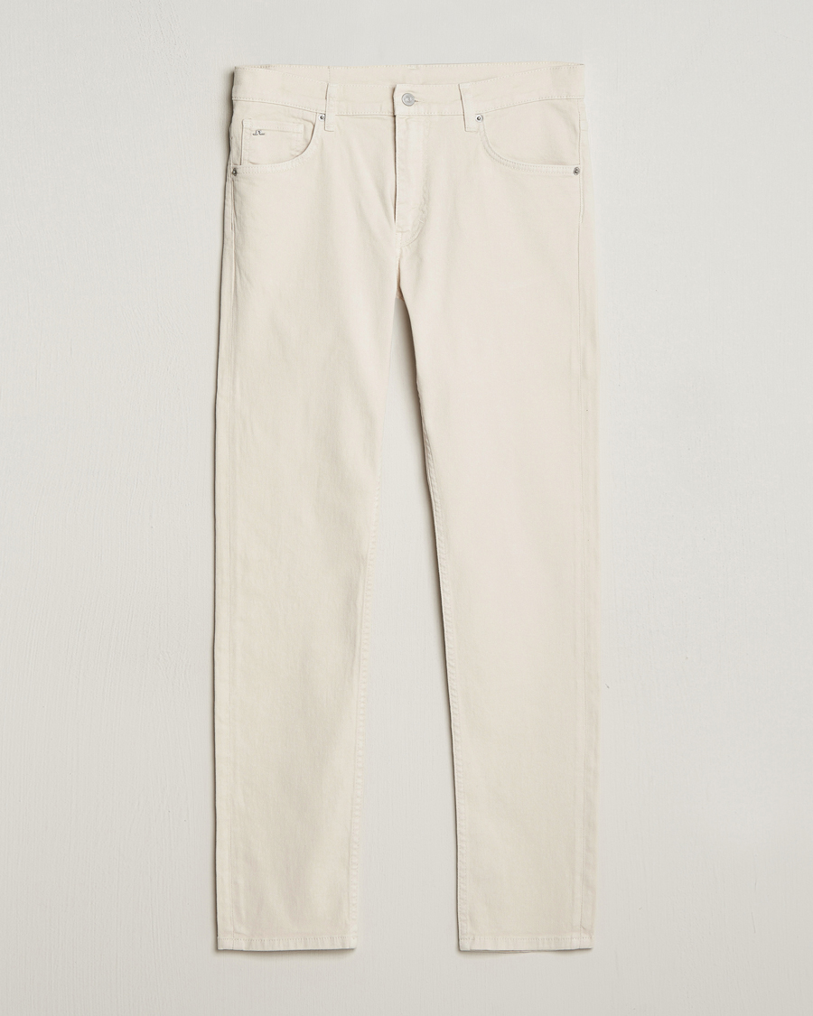 Men | Trousers | J.Lindeberg | Jay Twill Slim Stretch 5-Pocket Trousers Moonbeam