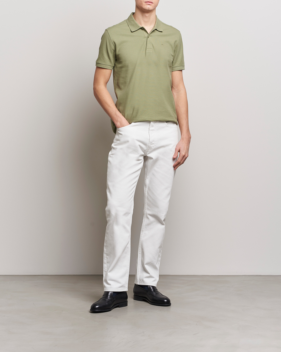 Men | Jeans | J.Lindeberg | Cody Solid Regular Jeans Cloud White