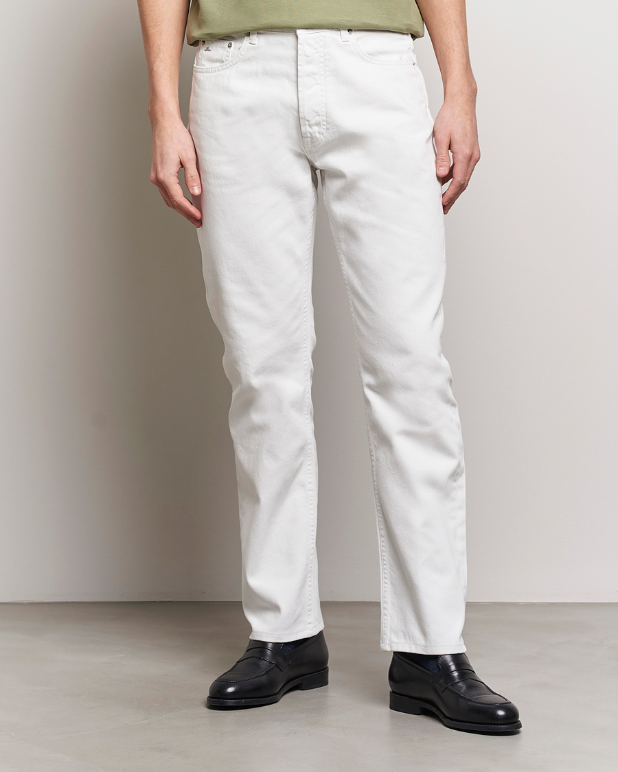 Men | White jeans | J.Lindeberg | Cody Solid Regular Jeans Cloud White