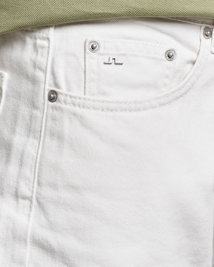 Men | Jeans | J.Lindeberg | Cody Solid Regular Jeans Cloud White