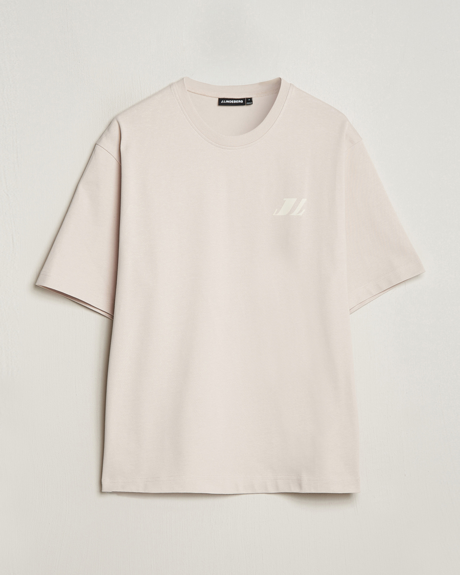 Men | T-Shirts | J.Lindeberg | Cameron Loose T-Shirt Moonbeam