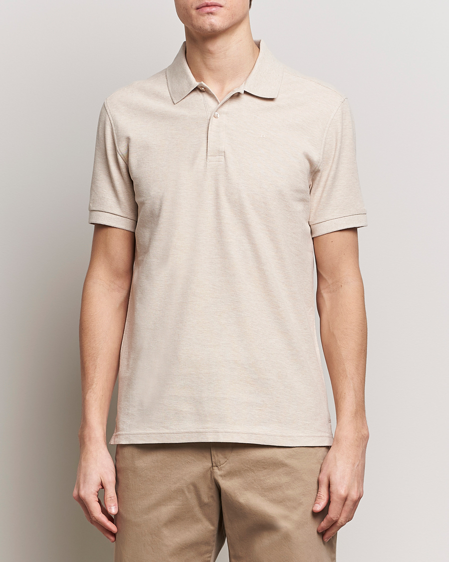 Men | Short Sleeve Polo Shirts | J.Lindeberg | Troy Polo Shirt Moonbeam