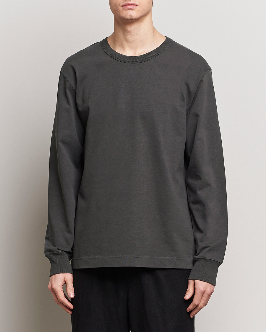 Men | T-Shirts | CDLP | Heavyweight Long Sleeve T-Shirt Charcoal