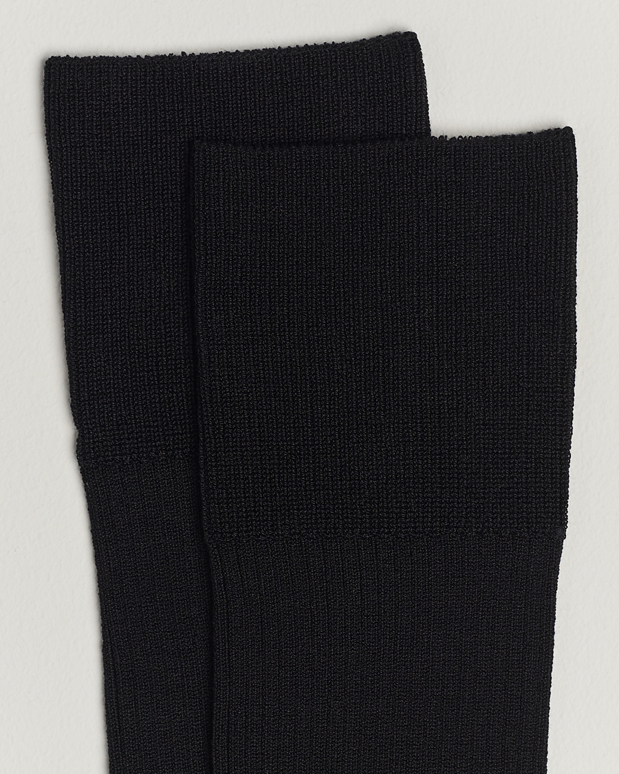 Men | Scandinavian Specialists | CDLP | Cotton Rib Socks Black