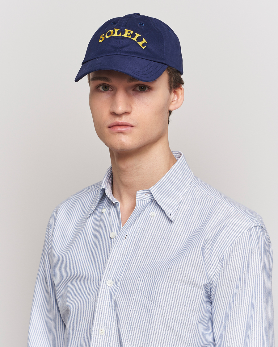 Men | Hats & Caps | Drake\'s | Soleil Baseball Cap Navy