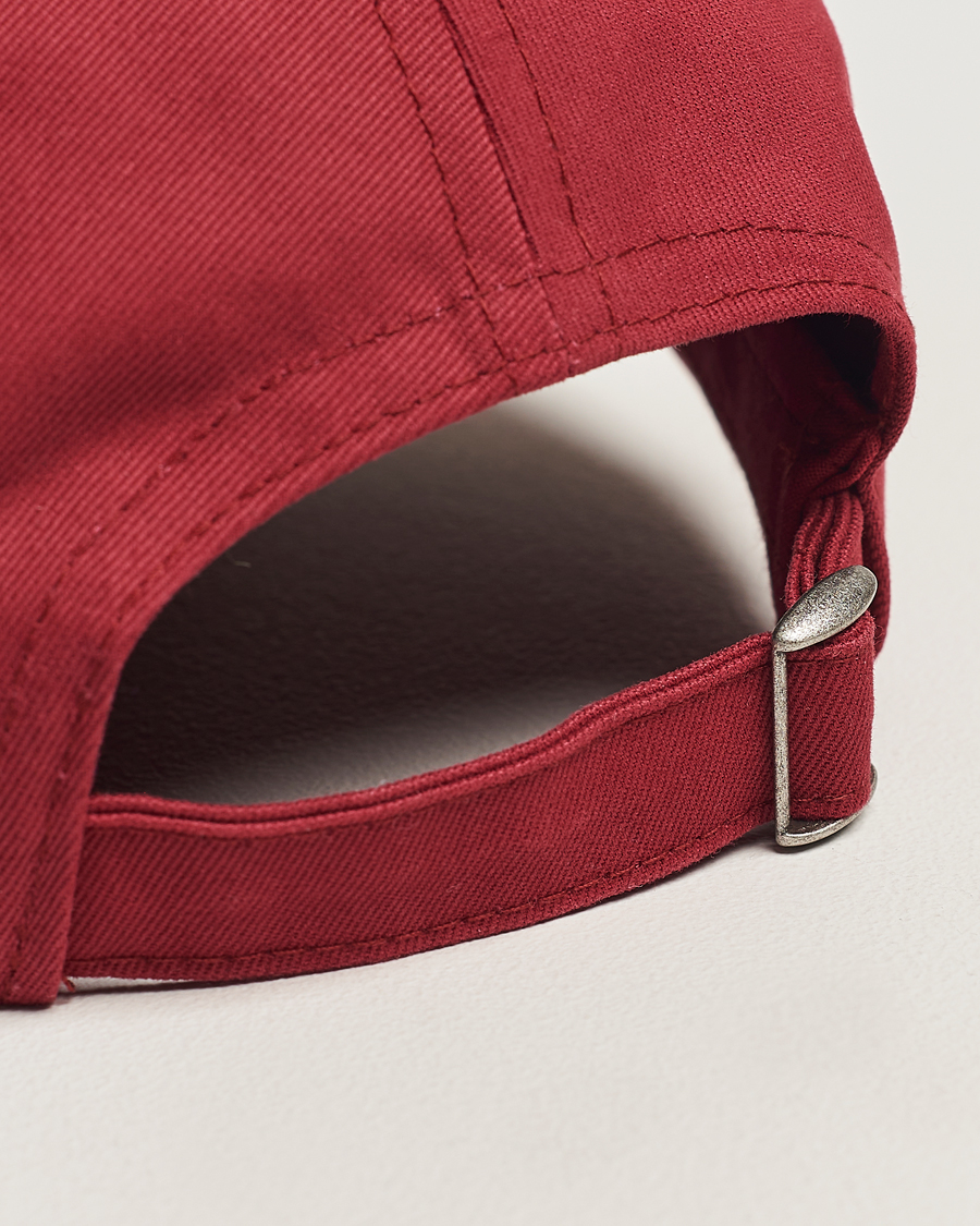 Men | Drake's Morlaix Plombee 77 Baseball Cap Red | Drake's | Morlaix Plombee 77 Baseball Cap Red
