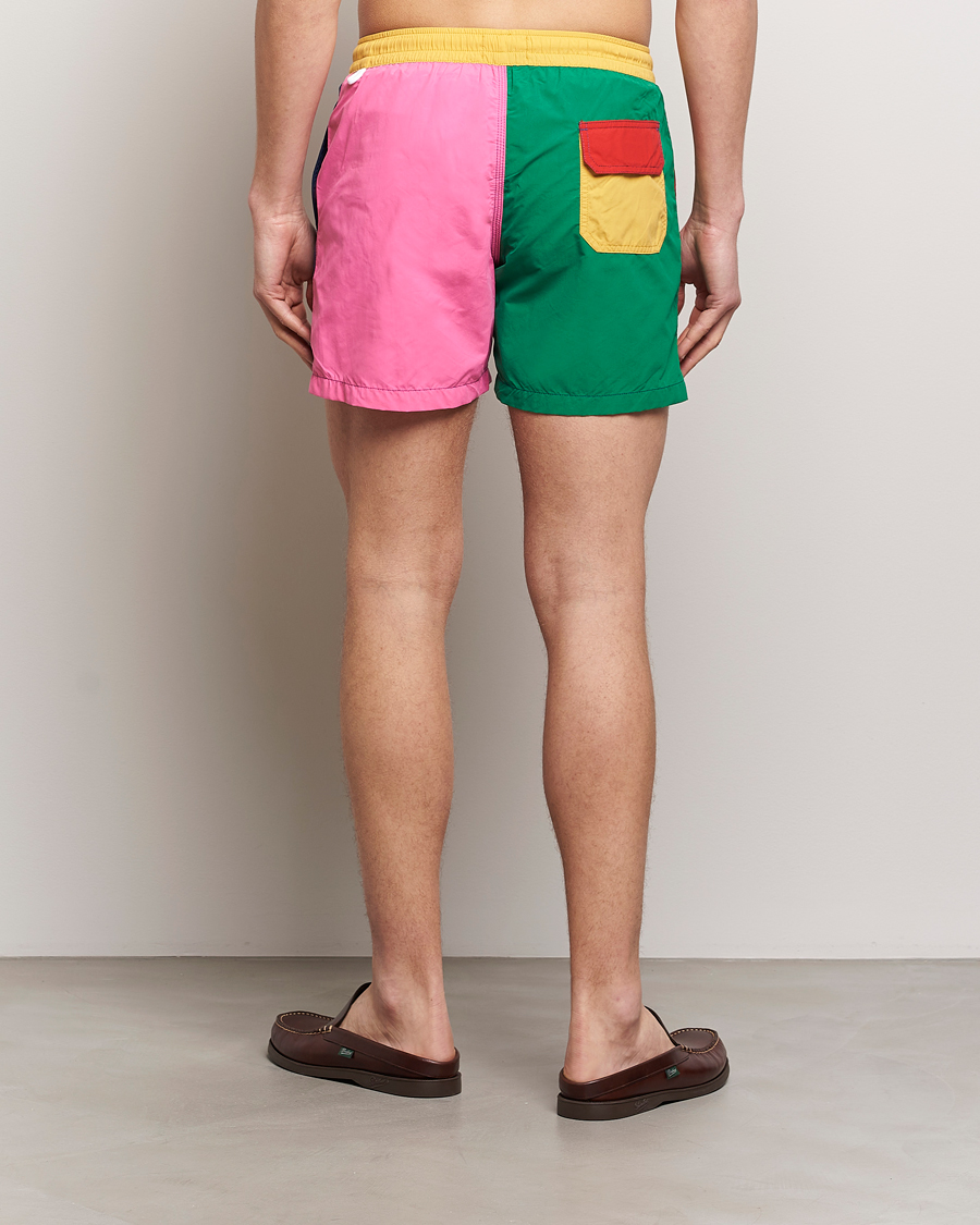 Men | Swimwear | Drake's | Colourblock Swimshorts Multi