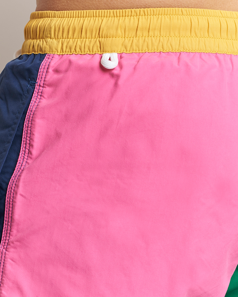 Men | Swimwear | Drake's | Colourblock Swimshorts Multi